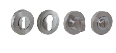 ProGriff TD-Giussy auf Rosette–Chrom/Nickel matt